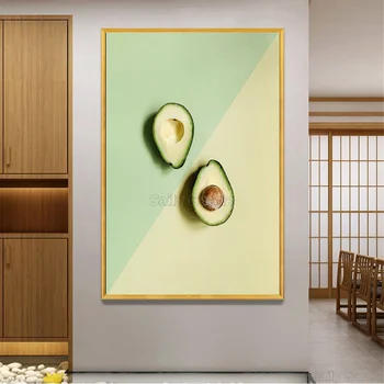 

Hd Print Vegetable Avocado Poster Food Fruit Wall Artwork Nordic Style Modern Home Decoration Canvas Pictures For Kitchen Poster