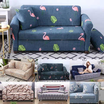 

Stretch Slipcovers Sectional Elastic Stretch Sofa Cover for Living Room Couch Cover L shape Armchair Cover Single/Two/Three seat