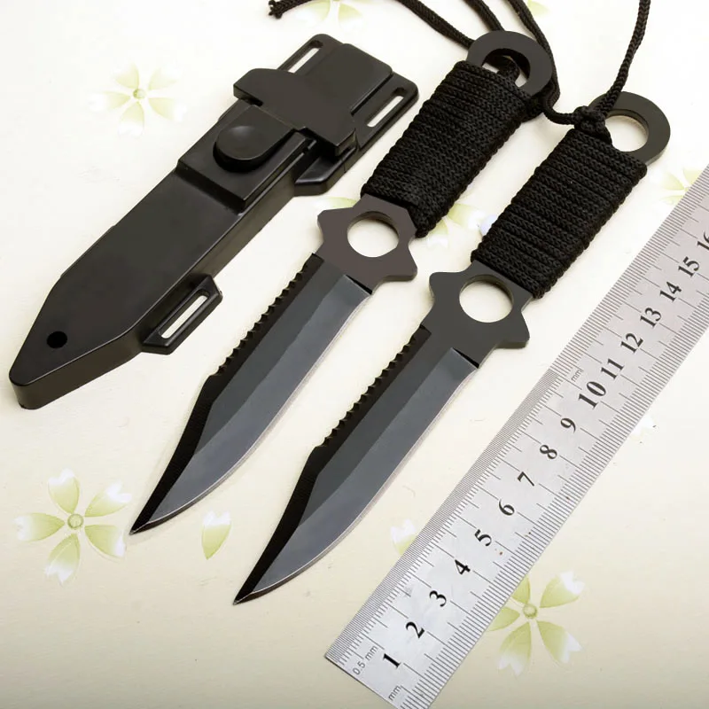 Карманный нож, нож для выживания, многофункциональный охотничий нож из нержавеющей стали, охотничий нож для дайвинга, охотничьи ножи из нержавеющей стали и оболочка