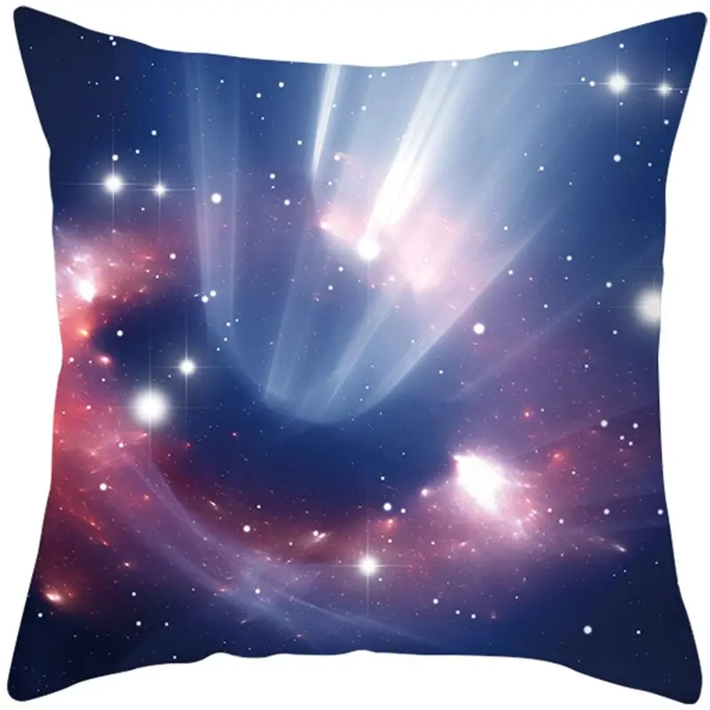 Чехол для подушки с изображением галактики Вселенная с черными дырами, квадратная подушка, наволочка, украшение для дома, стула, автомобиля, кровати - Цвет: 04