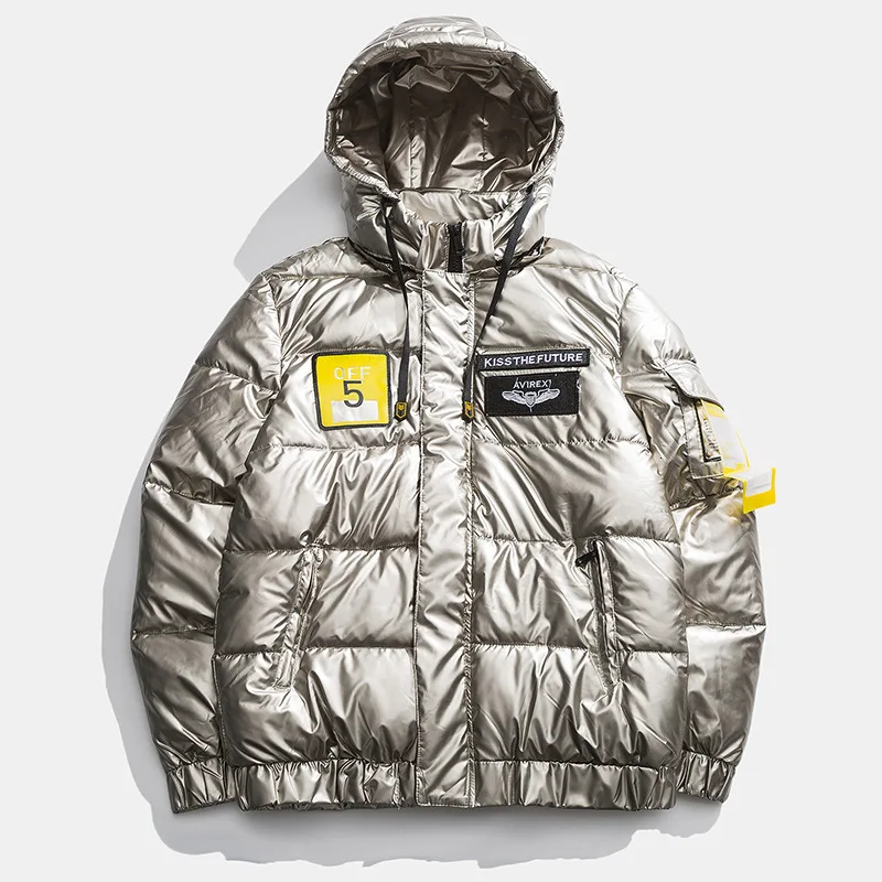 

Ins Light Noodles Cotton-padded Clothes Male Increase Fertilizer Enlarge Code Even Hat And Tide Brand Cotton Padded Clothes