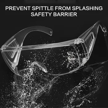 

Civil Breathable Eyes Protection Anti-UV Anti-Splashing Anti-Dust Prevent Virus Transparent Glasses Protective Working Eyewear