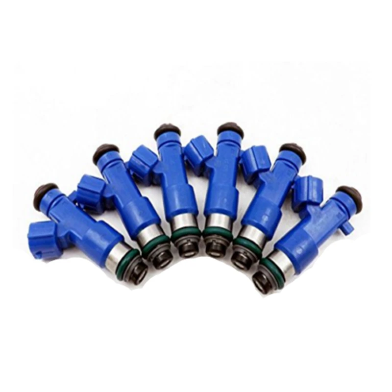 

KK 6PCS Inyector 16600-JF00A 14002-AN001 Fuel Injector for Ni ssan GT-R 3.8L V6 Black Edition Coupe 2-Door 2009-2018 550 CC