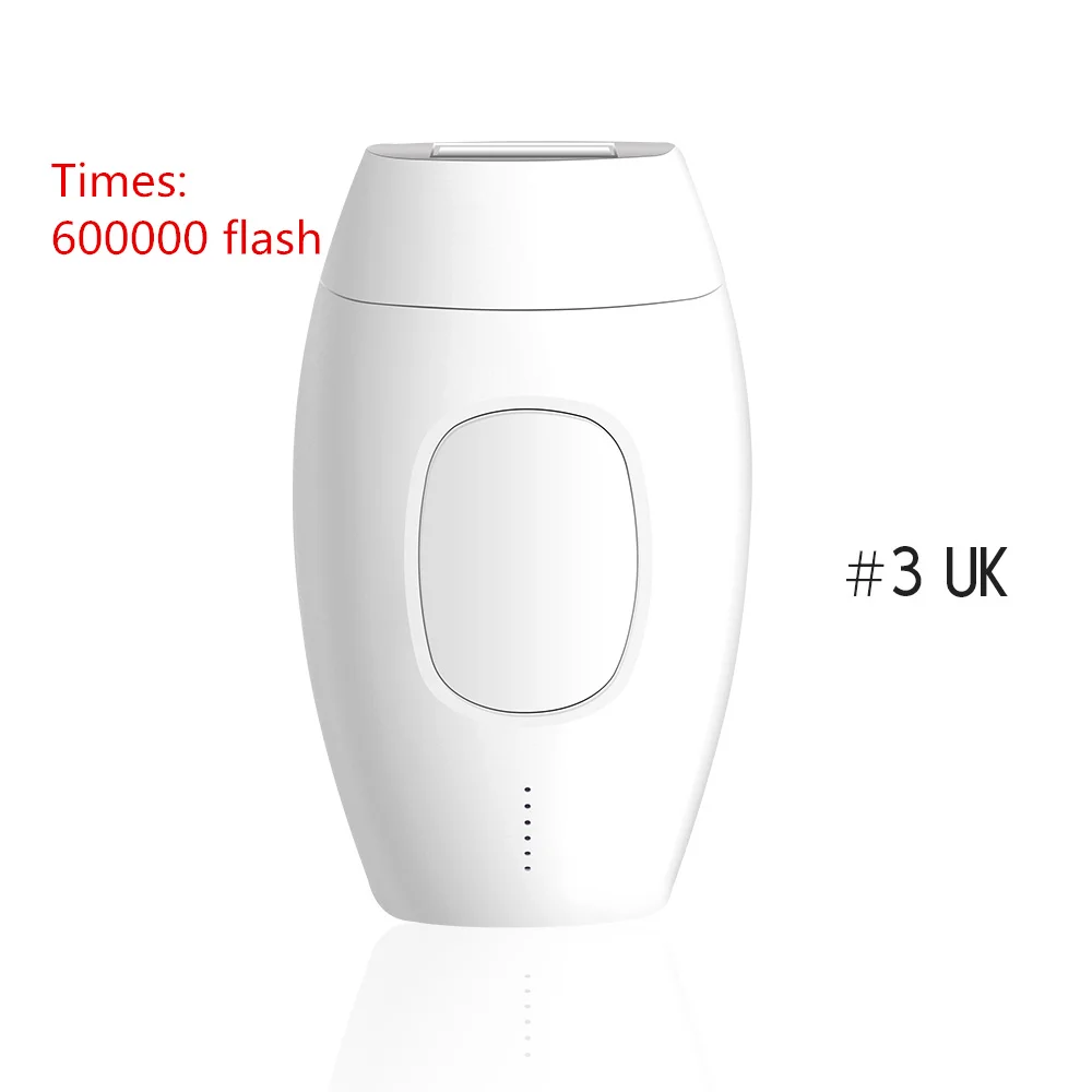 Type 3 White UK Мини Ручной IPL лазерный эпилятор портативный депилятор машина для всего тела лица перманентное безболезненное лазерное устройство для удаления волос - Color: Type 3 White UK