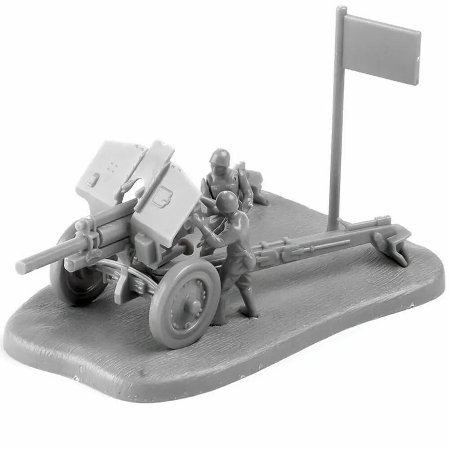 4D 1:72 сценарий PAK40 M30 M1938 Сборная модель пушки сборная головоломка кирпичная