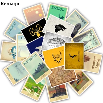 

12sets Game of thrones 25pcs/set Stickers pack fans anime vintage paster cosplay funny scrapbooking diy sticker phone waterproof