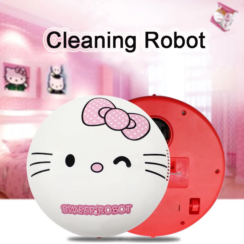 Электрический мини пылесос Helloo Kitty роботизированные Пылесосы для дома с героями