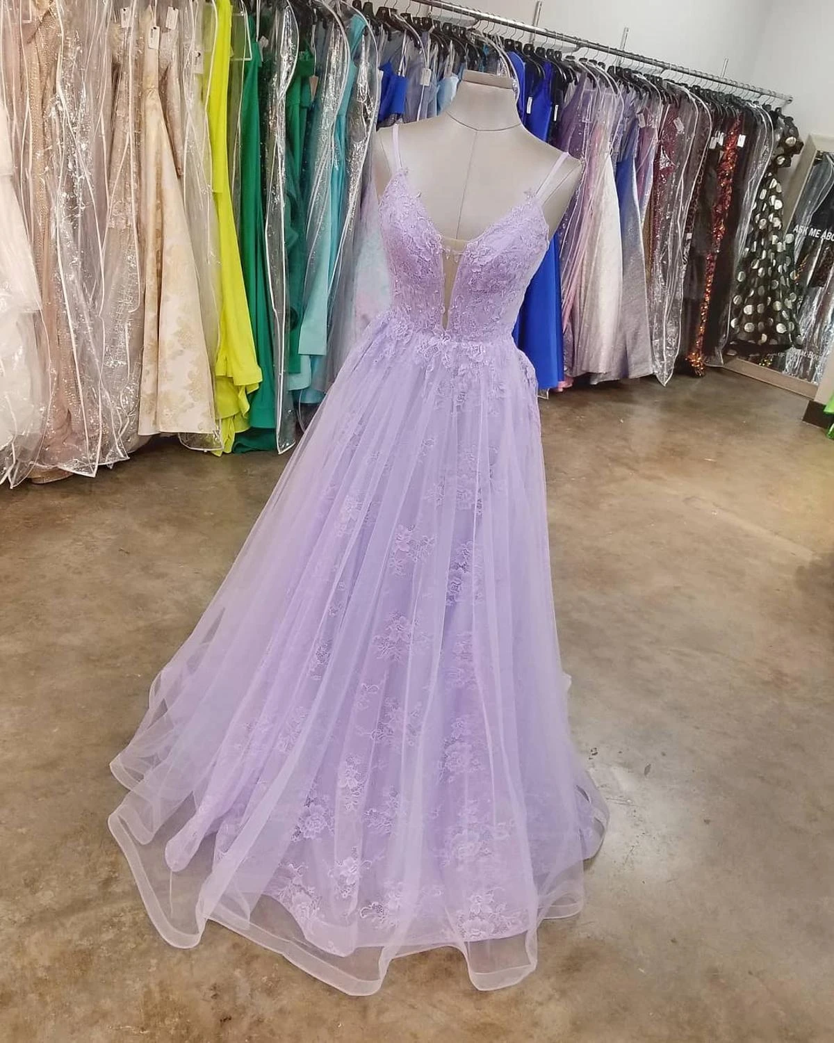 Lavender A Line Tulle Long Prom Dress 2020 Lace V Neck Spaghetti Strap Crystal Sleeveless Evening Gowns Formal Party Customize Prom Dresses Aliexpress Lavender A Line Tulle Long Prom Dress 2020 Lace V Neck Spaghetti Strap Crystal Sleeveless Evening Gowns Formal Party Customize Prom Dresses Aliexpress