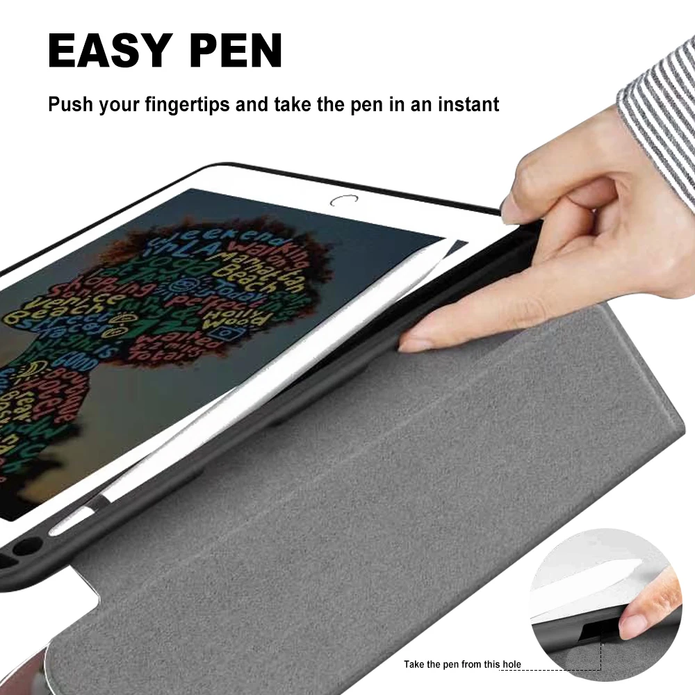 Для Apple iPad 7 10 2 2019 поколения чехол для нового дюйма тонкий флип Мягкий защитный