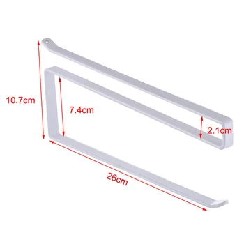 

Kitchen Accessories Storage Holder Vacuum Sucker Paper Towel Rack Adhesive Bathroom Towel Shelf Wall Hanging Roll Paper Rack Hot