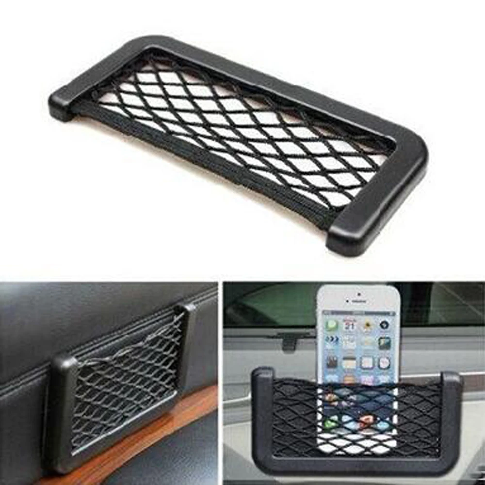 For Vw Polo Golf 4 5 6 7passat B5 B6 Car Seat Side Back Storage Mesh Net Bag Phone Holder Pocket Trunk Organizer | Автомобили и