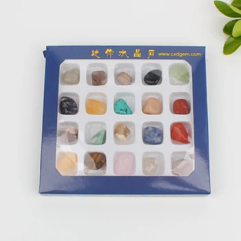 

Natural crystalline rough stone Ore specimen box Educational scientific exploration Jewel box Mini crystal