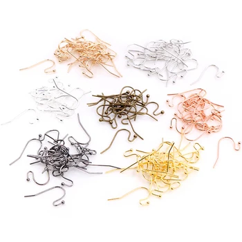

100pcs/lot 21x16mm DIY Earring Findings Earrings Clasps Hooks Fittings DIY Jewelry Making Accessories Brass Hook Earwire Jewelry