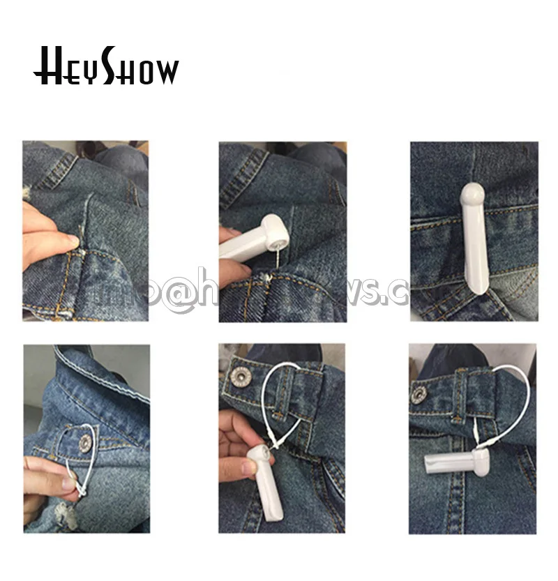 100Pcs 도난 방지 자기 태그 EAS AM 58KHZ 하드 사운드 보안 스티커 매장 슈퍼마켓 의류 가방 모자 61x20mm
