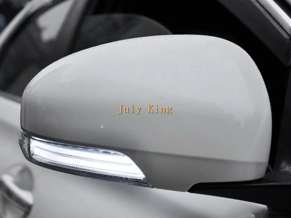 July King светодиодный чехол для зеркала заднего вида для Toyota Camry Prius Avensis Wish IQ Sai Venza Crown Majesta Mark X eiz, 3 в 1