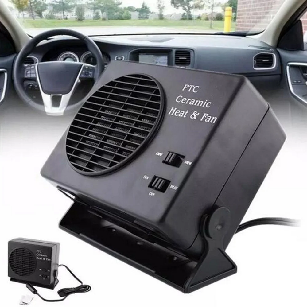300 W/150 W 12V автомобильный обогреватель вентилятор переключатель Керамика