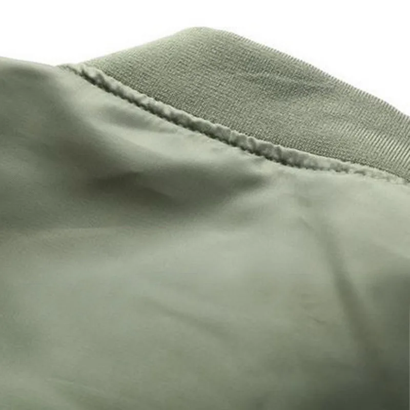 Plus Size Military Style Male Bomber Jacket Flight Pilot Jackets Fashion Zipper Pockert Coat College Outerwear Men Spring Autumn