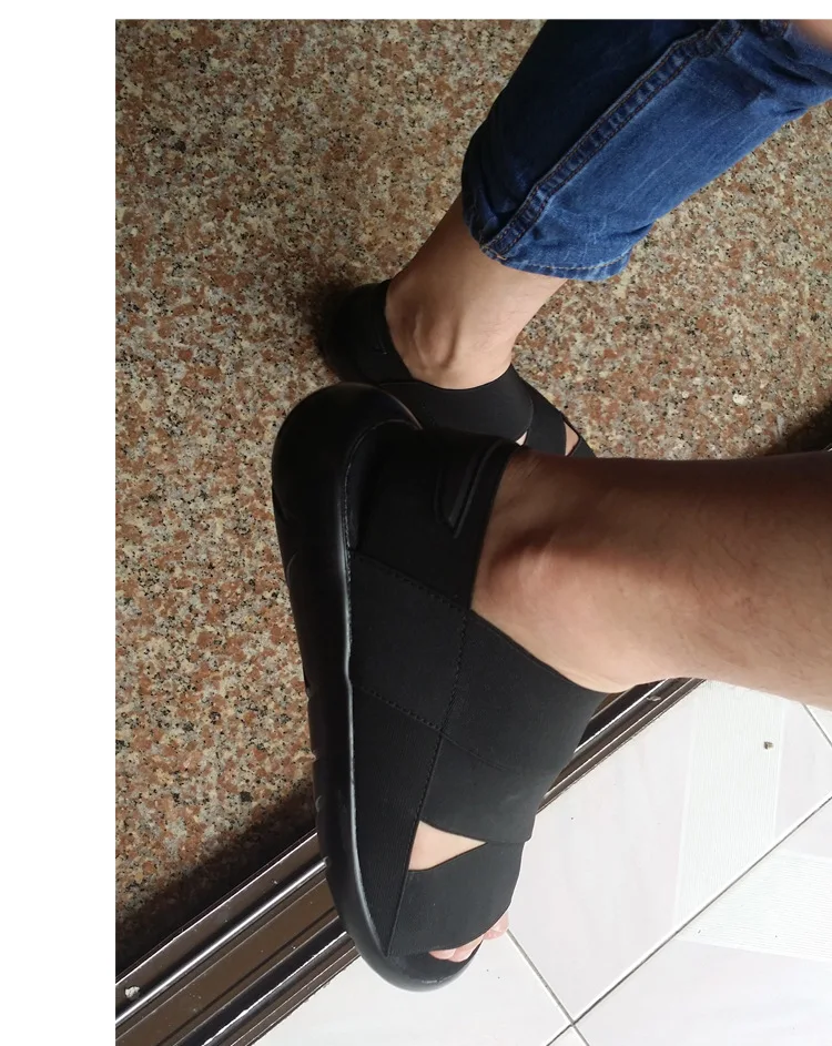 Newest High Quality Men Sandals Shoes Superstar Brand Footwear Male Summer Designer Shoes Black Men Casual Shoes Rubber