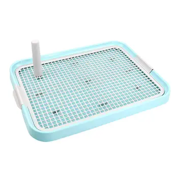 

Portable Pet Toilet Plastic Urinary Pee Pad with Pillar Mat Training Potty Dog Pad Tray