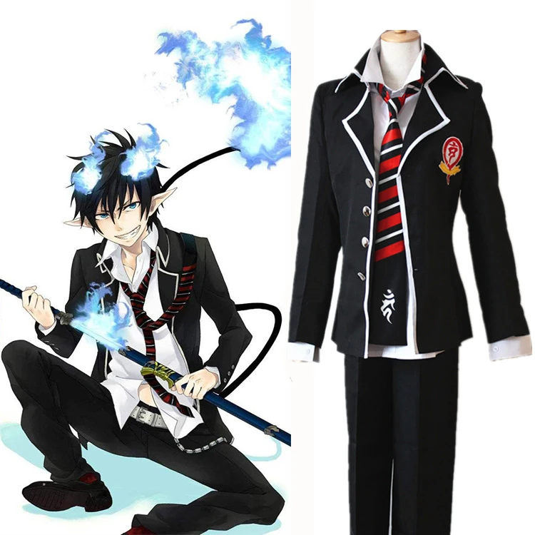 Anime Blue Exorcist Cosplay Costumes Rin Okumura Cosplay Costume School Uniform Halloween Party Ao No Exorcist Cosplay Costume Anime Costumes Aliexpress
