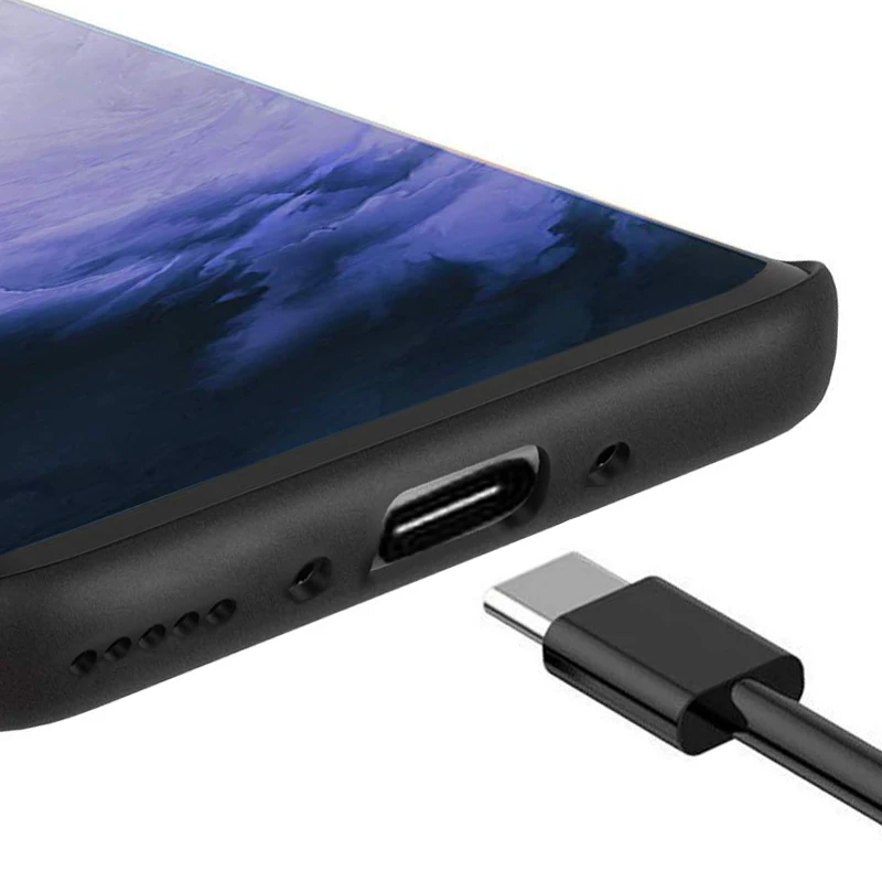 case for oneplus 7t pro case matte Mofi OnePlus 7T Cover ultra thin soft black silicon 4