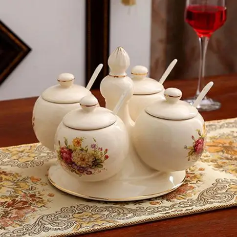 Вращающаяся керамическая банка для специй и перца, соляная банка, набор кухонных инструментов, коробка для хранения приправ