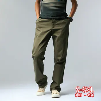 

Spring And Autumn Casual Pants Men Loose Large Size Overalls Men's Cargo Cotton Trousers Plus Size Loose 2020