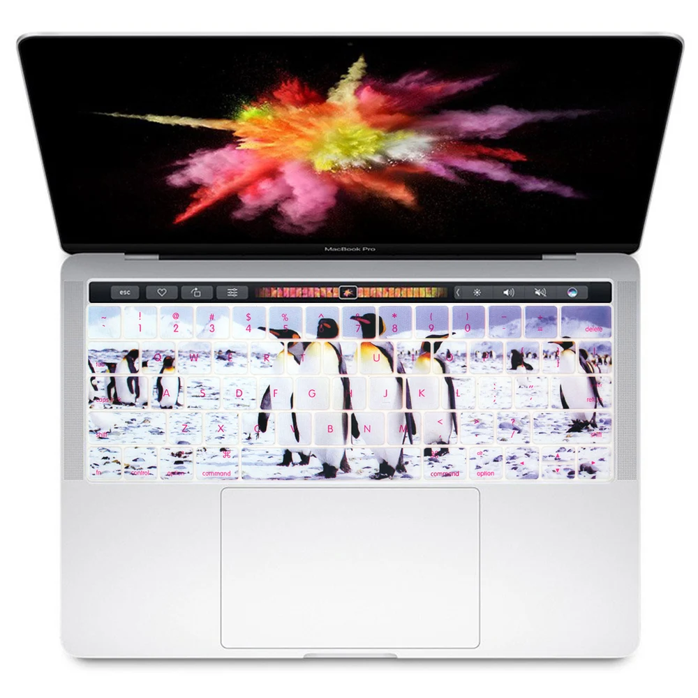 КРЗ животных дюймов MacBook Pro крышка клавиатуры Клавиатура для Mac Pro 13 1" сенсорная панель A1706 A1707 A1989 A1990 A2159(///