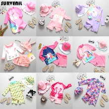 Купальный костюм для девочек с длинным рукавом и УФ-защитой, детский купальный костюм единорога, купальный костюм для девочек, детская одежда для бассейна, пляжная одежда Купальный костюм для девочек с длинным рукавом и УФ-защитой, детский купальный костюм единорога, купальный костюм для девочек, детская одежда для бассейна, пляжная одежда