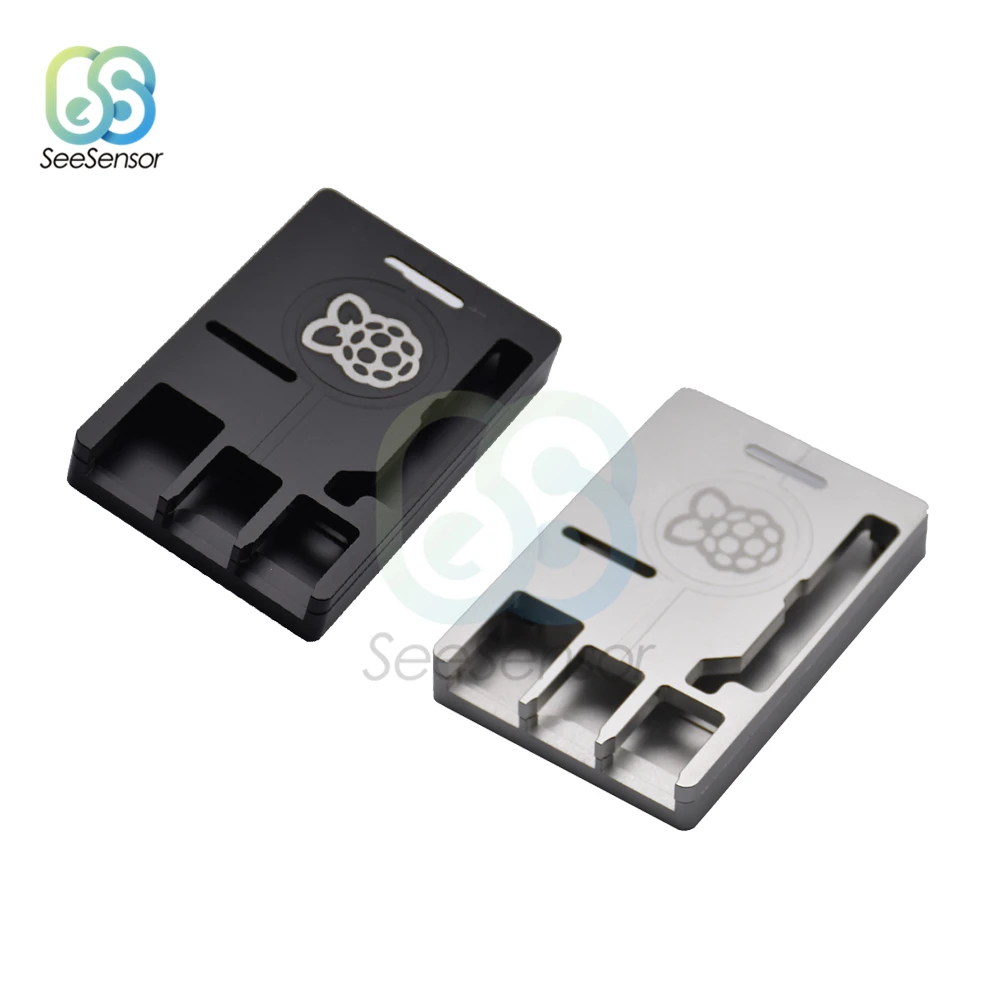 

Raspberry Pi 3 Model B Plus Aluminium Alloy Case CNC Protective Case Shell Housing for Raspberry Pi 3B+ Model B 3B 3 Plus