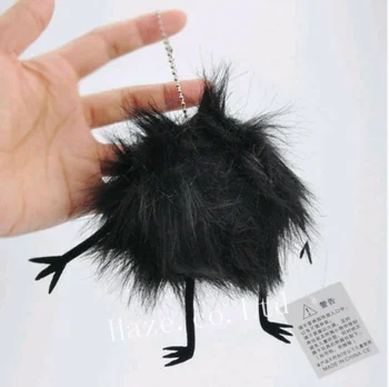 

Hayao Miyazaki Famous Anime My Neighbor Totoro Soot Sprite Dust Bunny Plush Doll Pendant Keychain 10cm Kids Birthday Gift