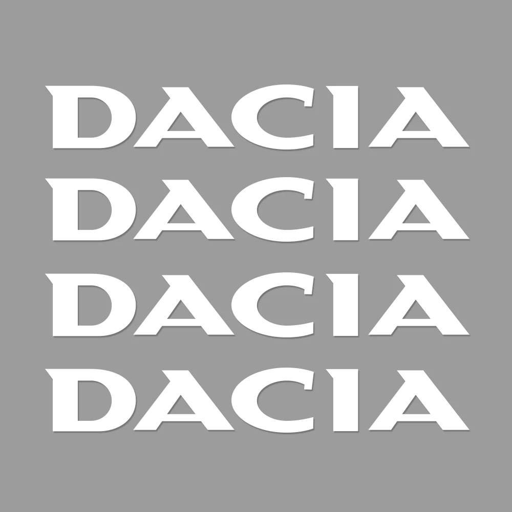 For Dacia 4PCS Sport Auto Decor Decals Reflective Car Window Wiper Stickers For Renault Dacia Duster Logan Sandero Car Accessories Styling - Название цвета: For Dacia