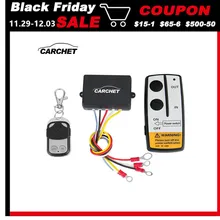 CARCHET Лебедка 12 В 12 Вольт беспроводной пульт дистанционного управления Комплект для Jeep Truck ATV лебедка Лебедка двойной пульт дистанционного управления высокое качество переключатель трубка