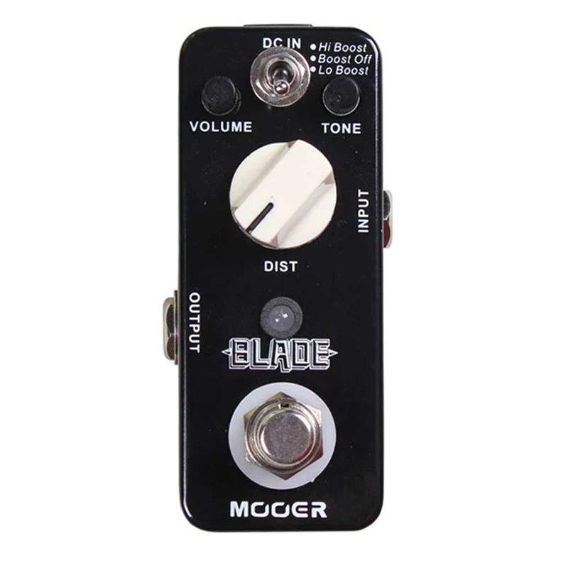 Mooer Blade металл искажения гитары педаль эффектов 3 режима работы Lo Boost/Boost Off/Hi Boost полный металлический корпус True Bypass