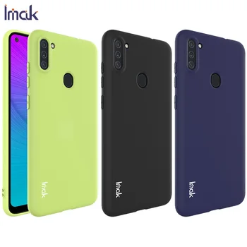 

Case for Samsung Galaxy M11 IMAK Frosting Flexible Thin and light Soft TPU Back Cover Case for Samsung Galaxy M11