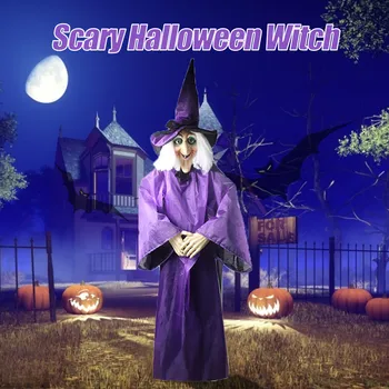 Halloween Decor Geanimeerde Paars Heks Opknoping Huis Prop Decoraties Led Ogen Accessoires Rekwisieten Spookhuis Bar Club Party Halloween Decor Geanimeerde Paars Heks Opknoping Huis Prop Decoraties Led Ogen Accessoires Rekwisieten Spookhuis Bar Club Party
