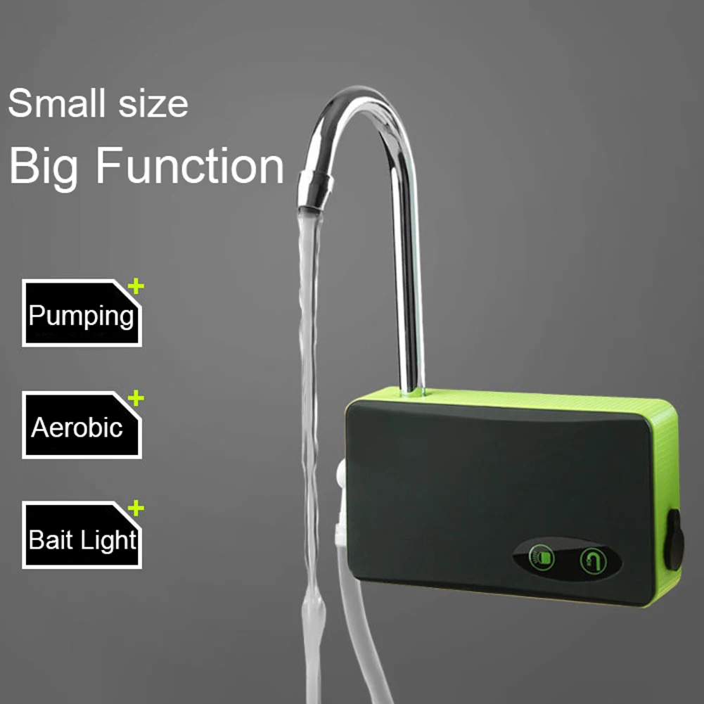 Absorbing Water Adding Oxygen Portable Water Absorber Automatic Tool 3 Led Bait Lights Professional Fishing Tackle Tool