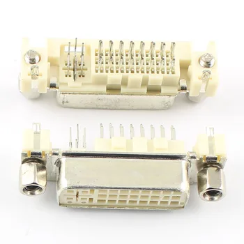 

2 pcs DVI 24+5 Female Straight PCB Mount Connector Adapter