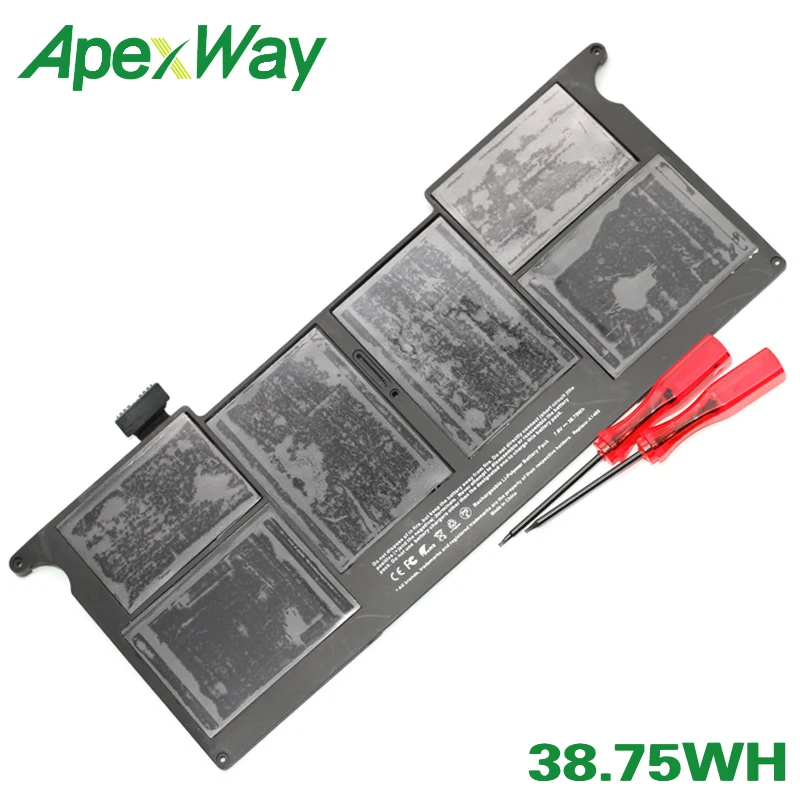 ApexWay A1495 38.75Wh Аккумулятор для ноутбука Apple MacBook Air 1" A1465(2012- лет) 020-8082-A MD711 MD712