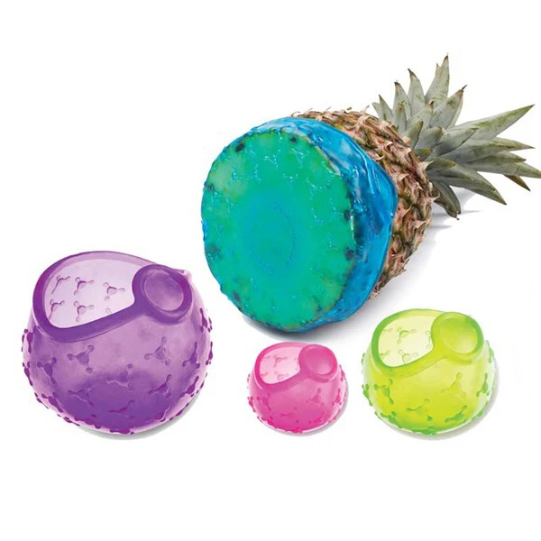 

Food Film 4 Pcs Silicone Lids For Fruit Or Bowls Cups Food Cover Set Of Food Saver Stretch Hermetic Reusable Bags Zero Waste