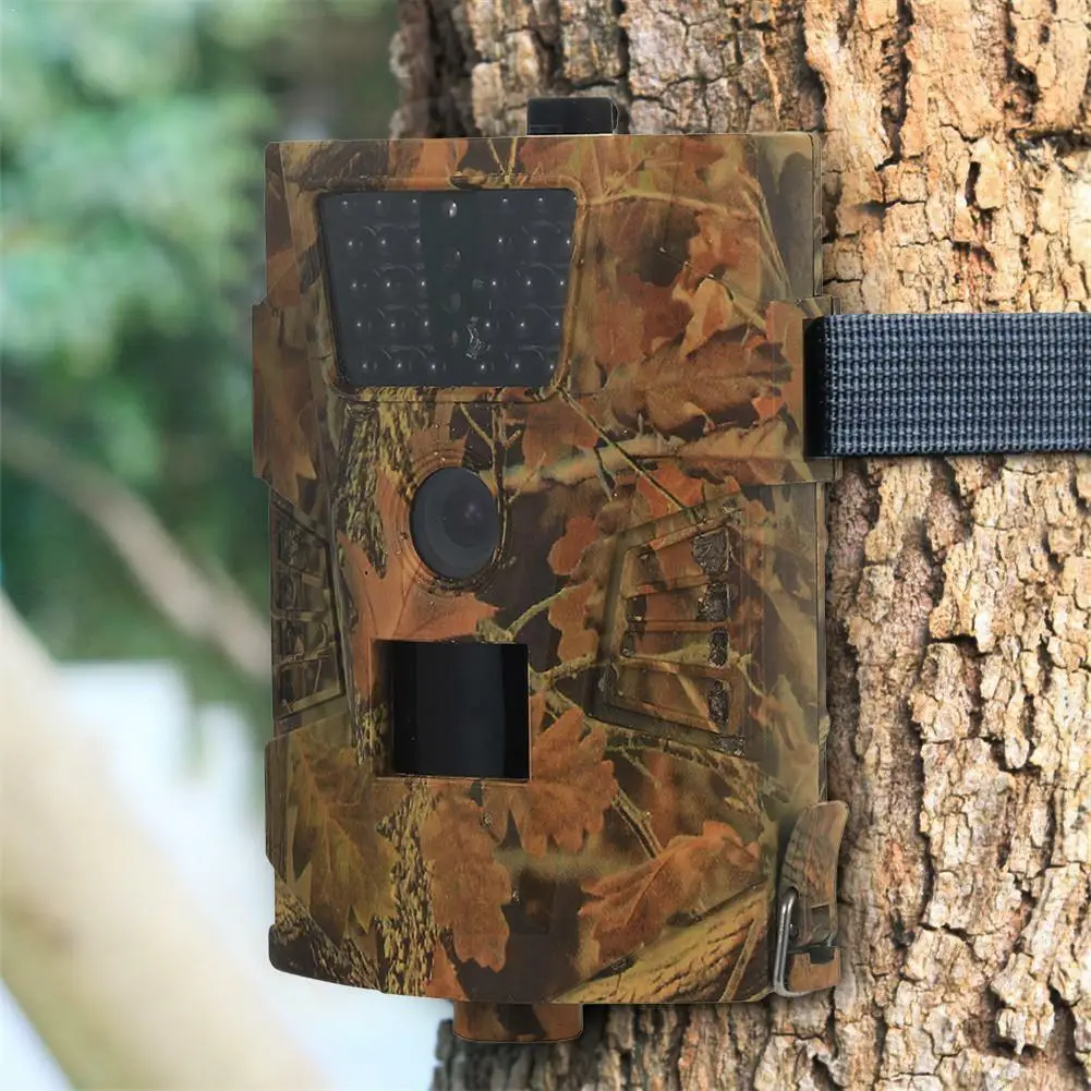 

HT-001B Wild Camera 12MP1080P 30pcs Infrared LEDs 850nm Hunting Camera IP65 Waterproof 120-Degree Angle Surveillanc Trail Camera
