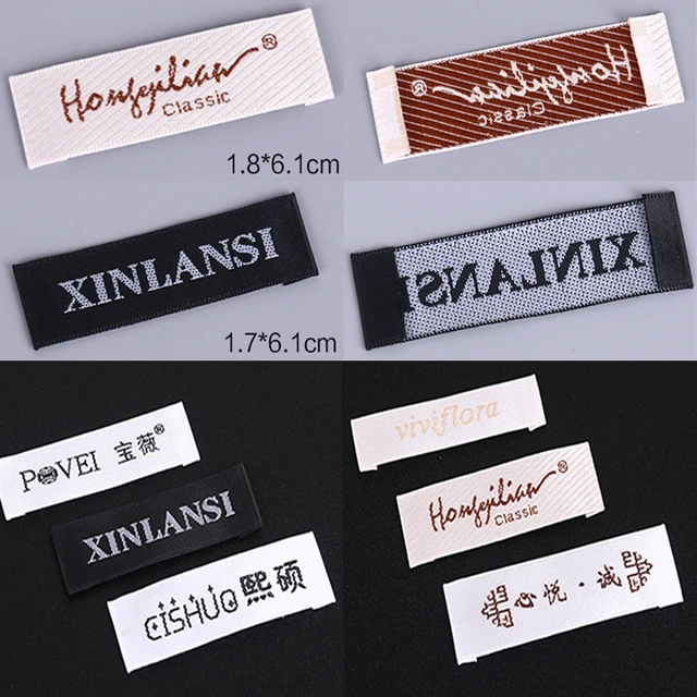 Customzied 4*5.8cm High Density Soft Thick In Cloth Washable Woven Fabric  Labels For Clothing - AliExpress