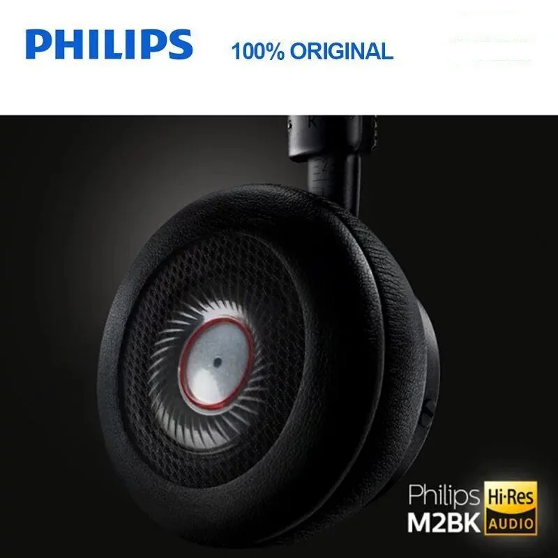 Philips M2BT/00 Высокое разрешение Беспроводная Bluetooth гарнитура HIFI NFC гарнитура с микрофоном официальная проверка