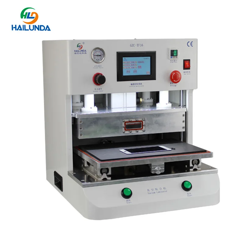  High-End 16inch Size OCA Vacuum Laminating Machine LCD Screen Replace for Tablets Mobile Edge Scree
