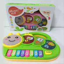 Детский электронный игрушечный орган мультфильм мини-Музыкальные инструменты Обучающие электрические раннее образование Pat пианино ночной рынок стойло