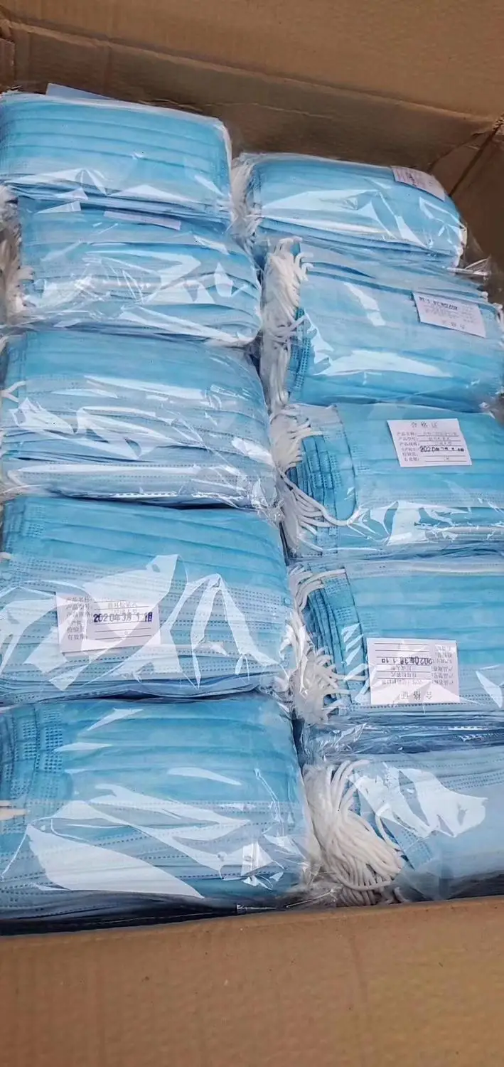 

IN STOCK!! Adult Disposable 3Layer Face Masks Professtional Protective Masks Anti-Dust Elastic Anti-virus PM2.5 Masks Factory