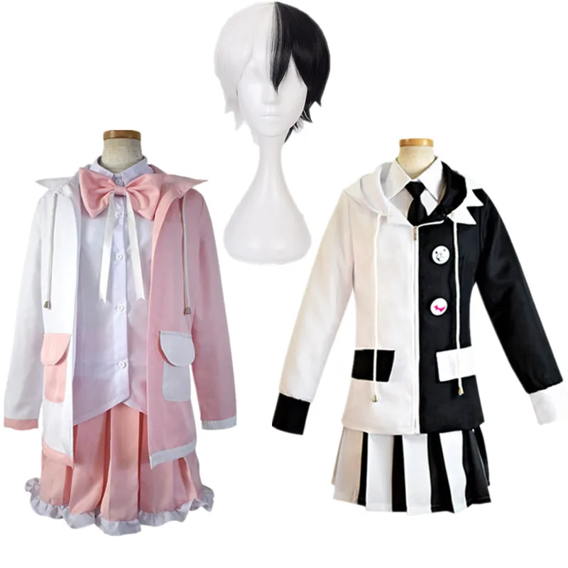 Костюмы унисекс Danganronpa V3 Косплей Монокума женская одежда пальто юбка брюки |