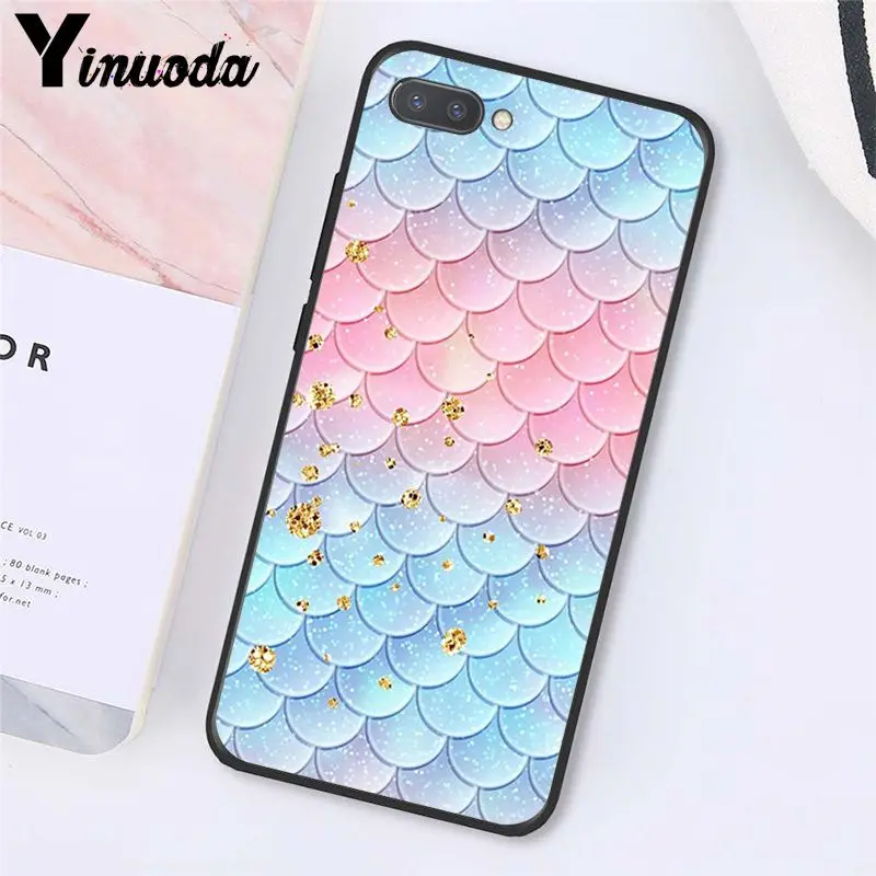 Pink Purple Glitter Mermaid Scales