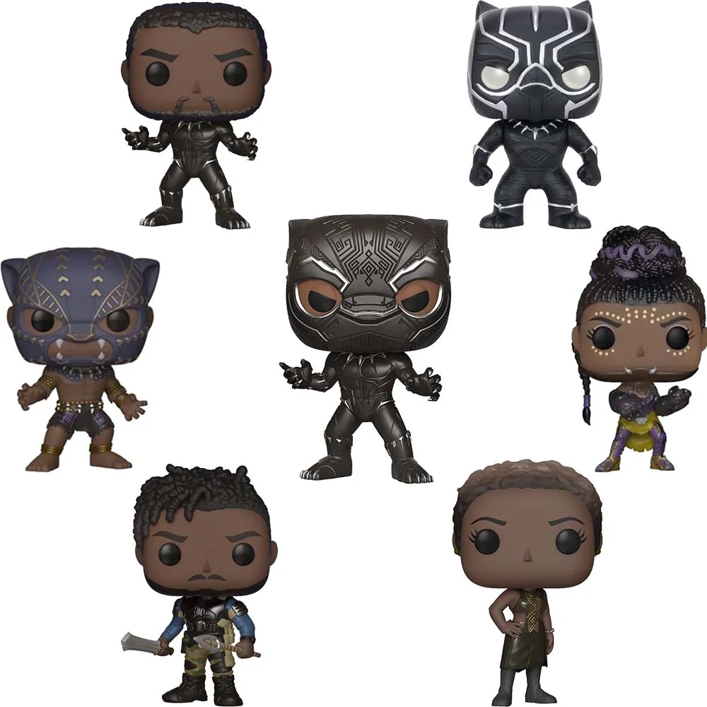 FUNKO POP Marvel Avengers Limited Черная пантера тема Виниловая фигурка модель оригинальная с