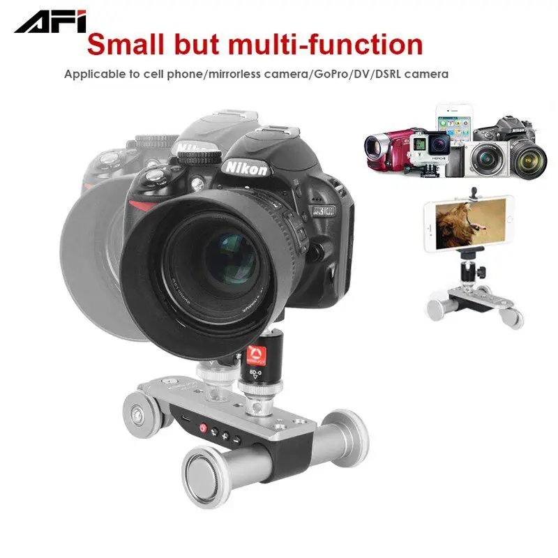 

3-Wheel Auto Dolly 5 Speeds Motorized Video Car Slider Skater for iPhone Samsung Smartphone for GoPro Action Cam for Canon Sony